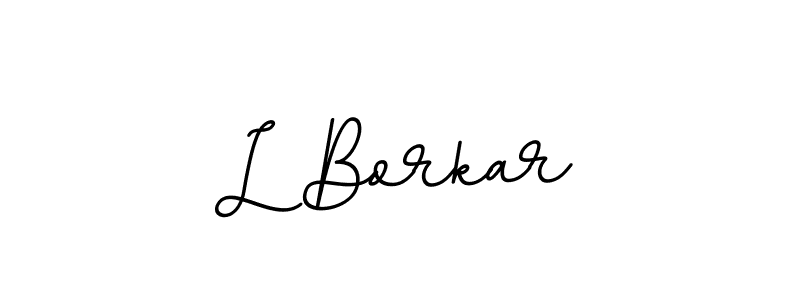This is the best signature style for the L Borkar name. Also you like these signature font (BallpointsItalic-DORy9). Mix name signature. L Borkar signature style 11 images and pictures png
