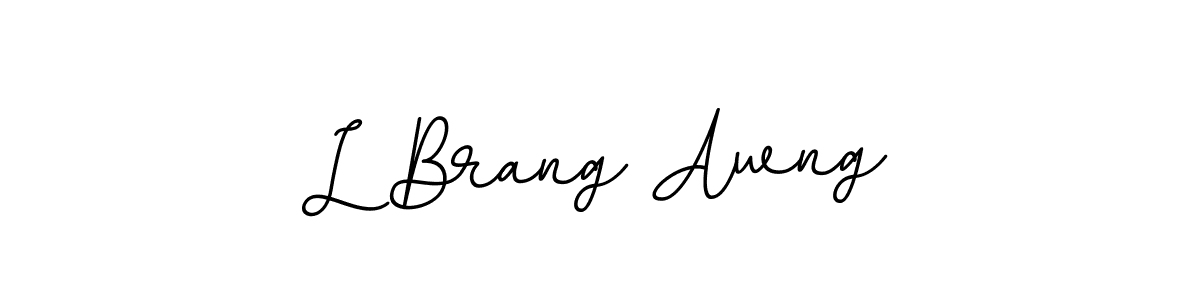 How to Draw L Brang Awng signature style? BallpointsItalic-DORy9 is a latest design signature styles for name L Brang Awng. L Brang Awng signature style 11 images and pictures png