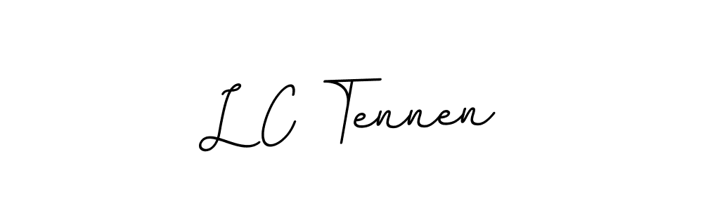 Create a beautiful signature design for name L C Tennen. With this signature (BallpointsItalic-DORy9) fonts, you can make a handwritten signature for free. L C Tennen signature style 11 images and pictures png