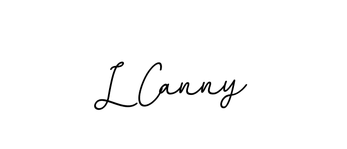 How to make L Canny name signature. Use BallpointsItalic-DORy9 style for creating short signs online. This is the latest handwritten sign. L Canny signature style 11 images and pictures png