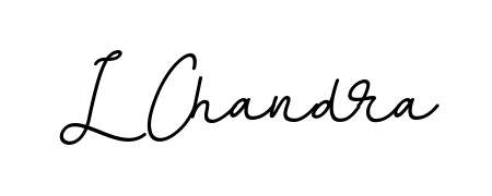Master the art of signing with L Chandra written in fluent BallpointsItalic-DORy9 script. A great template to practice and refine your handwriting. L Chandra signature style 11 images and pictures png