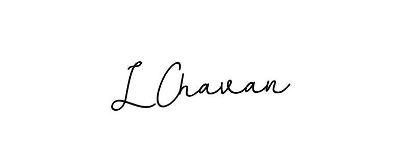 Make a beautiful signature design for name L Chavan. With this signature (BallpointsItalic-DORy9) style, you can create a handwritten signature for free. L Chavan signature style 11 images and pictures png