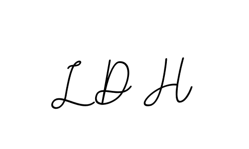 This is the best signature style for the L D H name. Also you like these signature font (BallpointsItalic-DORy9). Mix name signature. L D H signature style 11 images and pictures png