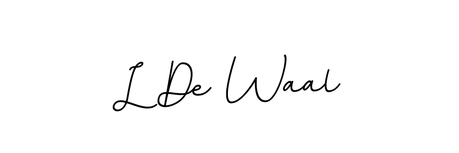 Also You can easily find your signature by using the search form. We will create L De Waal name handwritten signature images for you free of cost using BallpointsItalic-DORy9 sign style. L De Waal signature style 11 images and pictures png