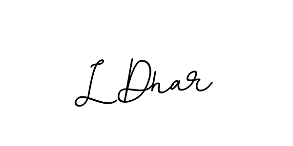 Make a beautiful signature design for name L Dhar. Use this online signature maker to create a handwritten signature for free. L Dhar signature style 11 images and pictures png