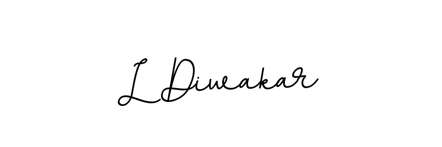 L Diwakar stylish signature style. Best Handwritten Sign (BallpointsItalic-DORy9) for my name. Handwritten Signature Collection Ideas for my name L Diwakar. L Diwakar signature style 11 images and pictures png