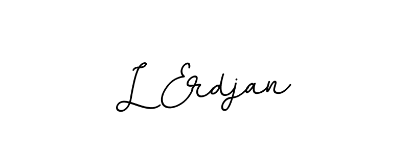 How to make L Erdjan signature? BallpointsItalic-DORy9 is a professional autograph style. Create handwritten signature for L Erdjan name. L Erdjan signature style 11 images and pictures png