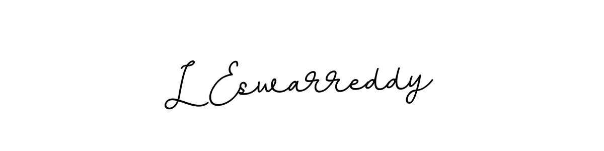 You should practise on your own different ways (BallpointsItalic-DORy9) to write your name (L Eswarreddy) in signature. don't let someone else do it for you. L Eswarreddy signature style 11 images and pictures png