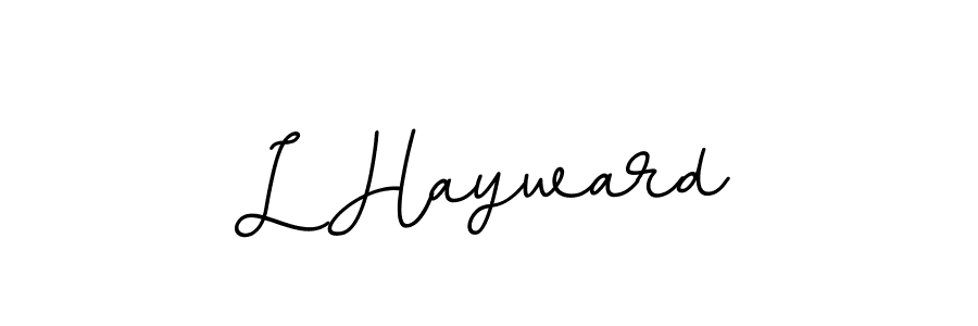 L Hayward stylish signature style. Best Handwritten Sign (BallpointsItalic-DORy9) for my name. Handwritten Signature Collection Ideas for my name L Hayward. L Hayward signature style 11 images and pictures png