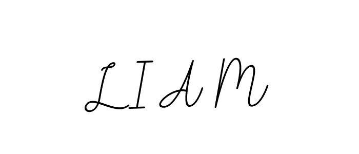 It looks lik you need a new signature style for name L I A M. Design unique handwritten (BallpointsItalic-DORy9) signature with our free signature maker in just a few clicks. L I A M signature style 11 images and pictures png