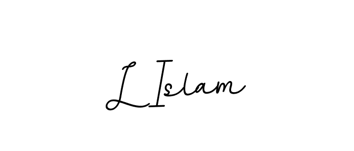 if you are searching for the best signature style for your name L Islam. so please give up your signature search. here we have designed multiple signature styles  using BallpointsItalic-DORy9. L Islam signature style 11 images and pictures png