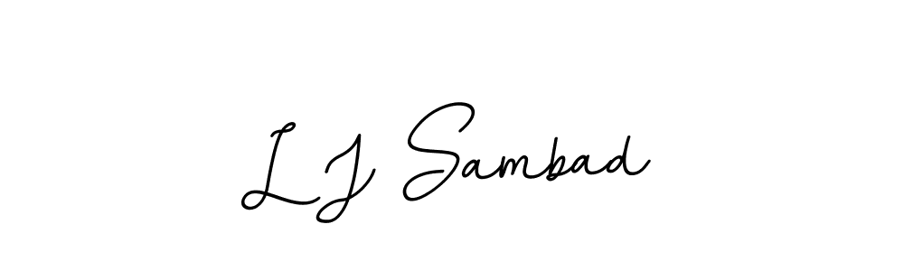 Also we have L J Sambad name is the best signature style. Create professional handwritten signature collection using BallpointsItalic-DORy9 autograph style. L J Sambad signature style 11 images and pictures png