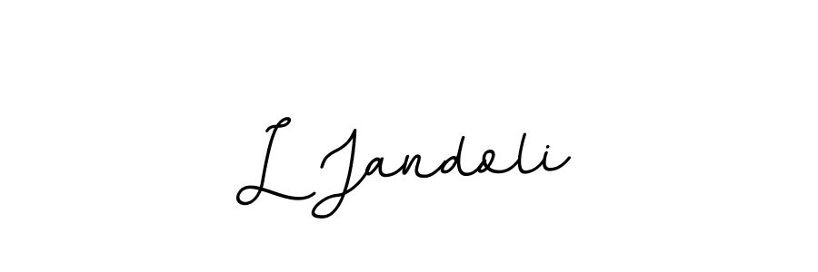 Once you've used our free online signature maker to create your best signature BallpointsItalic-DORy9 style, it's time to enjoy all of the benefits that L Jandoli name signing documents. L Jandoli signature style 11 images and pictures png