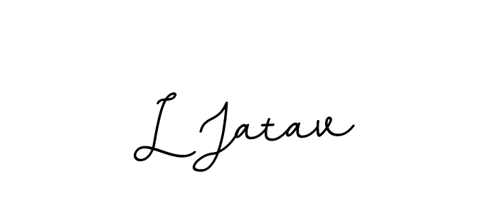 How to Draw L Jatav signature style? BallpointsItalic-DORy9 is a latest design signature styles for name L Jatav. L Jatav signature style 11 images and pictures png