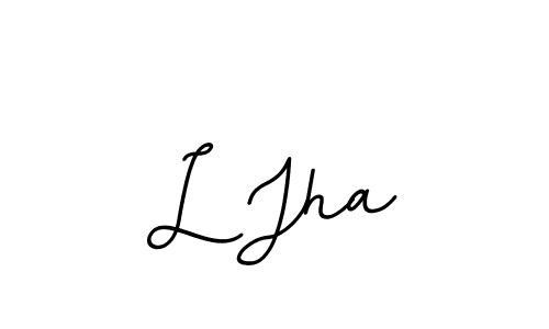 How to make L Jha signature? BallpointsItalic-DORy9 is a professional autograph style. Create handwritten signature for L Jha name. L Jha signature style 11 images and pictures png