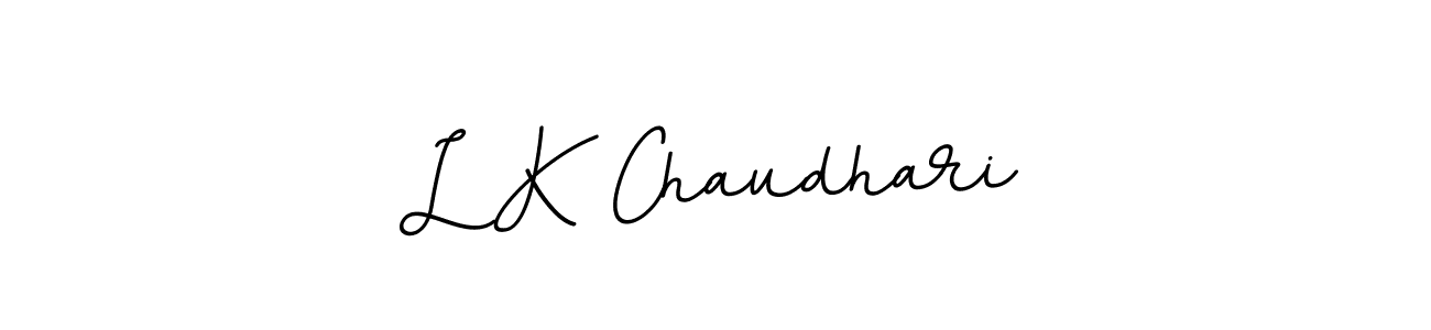 Create a beautiful signature design for name L K Chaudhari. With this signature (BallpointsItalic-DORy9) fonts, you can make a handwritten signature for free. L K Chaudhari signature style 11 images and pictures png