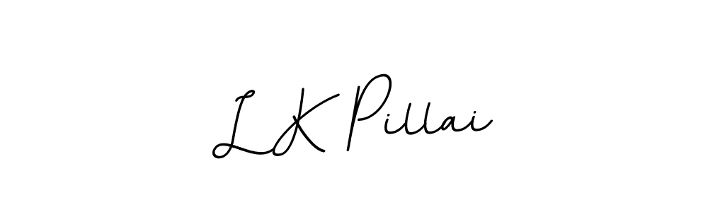 if you are searching for the best signature style for your name L K Pillai. so please give up your signature search. here we have designed multiple signature styles  using BallpointsItalic-DORy9. L K Pillai signature style 11 images and pictures png