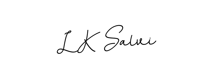 It looks lik you need a new signature style for name L K Salvi. Design unique handwritten (BallpointsItalic-DORy9) signature with our free signature maker in just a few clicks. L K Salvi signature style 11 images and pictures png