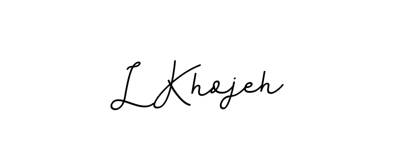 Here are the top 10 professional signature styles for the name L Khojeh. These are the best autograph styles you can use for your name. L Khojeh signature style 11 images and pictures png