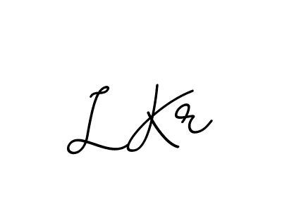 Create a beautiful signature design for name L Kr. With this signature (BallpointsItalic-DORy9) fonts, you can make a handwritten signature for free. L Kr signature style 11 images and pictures png