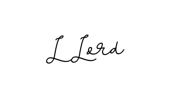 The best way (BallpointsItalic-DORy9) to make a short signature is to pick only two or three words in your name. The name L Lord include a total of six letters. For converting this name. L Lord signature style 11 images and pictures png