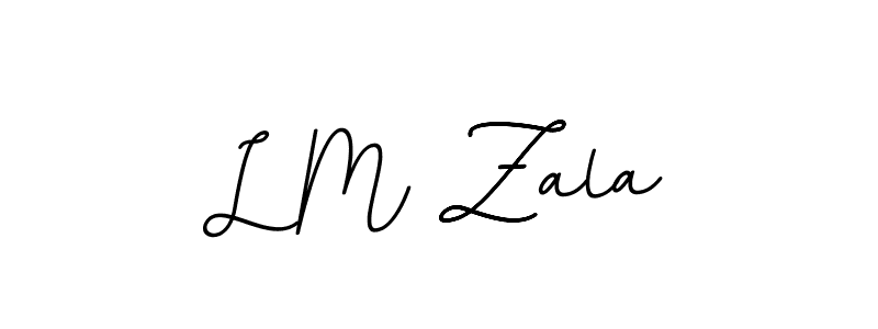 How to make L M Zala signature? BallpointsItalic-DORy9 is a professional autograph style. Create handwritten signature for L M Zala name. L M Zala signature style 11 images and pictures png