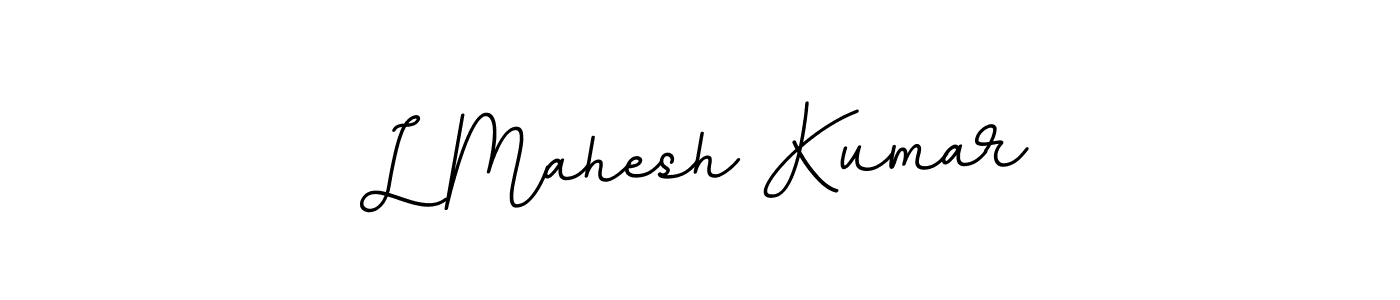Also we have L Mahesh Kumar name is the best signature style. Create professional handwritten signature collection using BallpointsItalic-DORy9 autograph style. L Mahesh Kumar signature style 11 images and pictures png