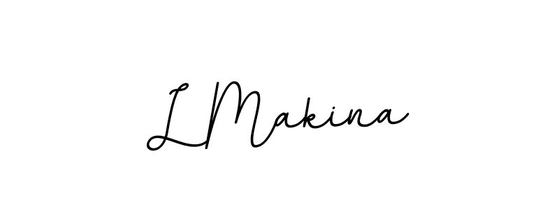 Also we have L Makina name is the best signature style. Create professional handwritten signature collection using BallpointsItalic-DORy9 autograph style. L Makina signature style 11 images and pictures png