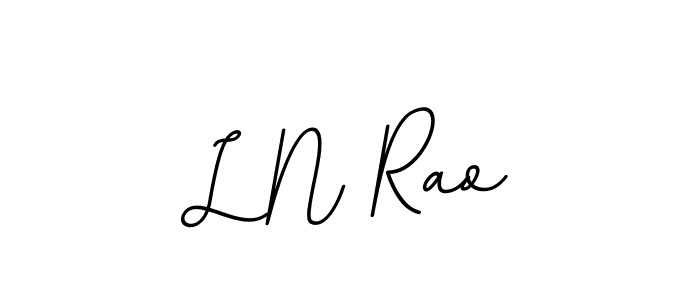 Use a signature maker to create a handwritten signature online. With this signature software, you can design (BallpointsItalic-DORy9) your own signature for name L N Rao. L N Rao signature style 11 images and pictures png