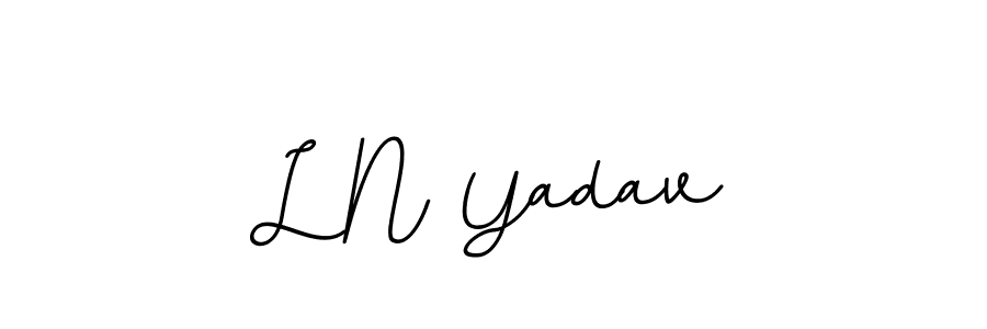 Check out images of Autograph of L N Yadav name. Actor L N Yadav Signature Style. BallpointsItalic-DORy9 is a professional sign style online. L N Yadav signature style 11 images and pictures png