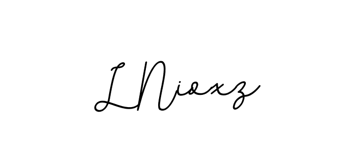 if you are searching for the best signature style for your name L Nioxz. so please give up your signature search. here we have designed multiple signature styles  using BallpointsItalic-DORy9. L Nioxz signature style 11 images and pictures png
