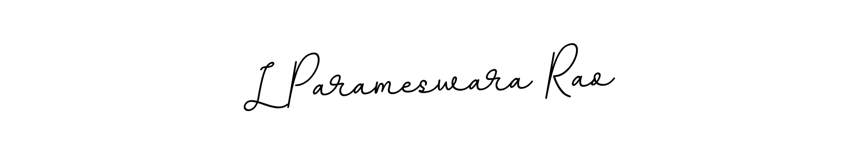 You should practise on your own different ways (BallpointsItalic-DORy9) to write your name (L Parameswara Rao) in signature. don't let someone else do it for you. L Parameswara Rao signature style 11 images and pictures png