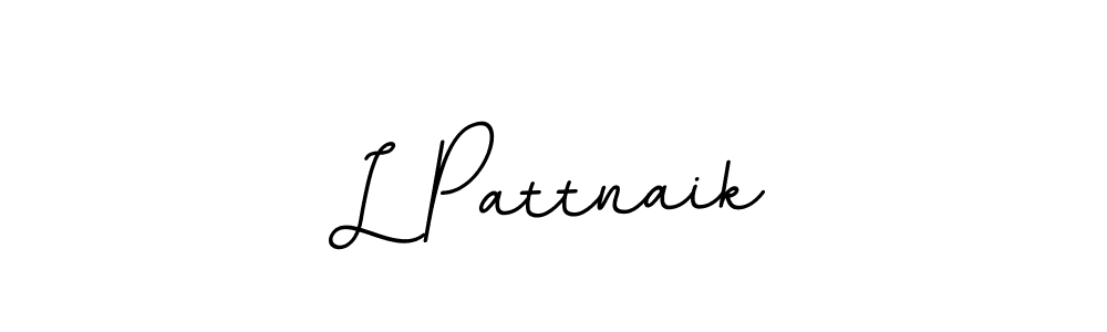 How to make L Pattnaik name signature. Use BallpointsItalic-DORy9 style for creating short signs online. This is the latest handwritten sign. L Pattnaik signature style 11 images and pictures png