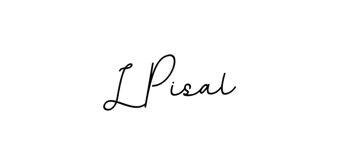 This is the best signature style for the L Pisal name. Also you like these signature font (BallpointsItalic-DORy9). Mix name signature. L Pisal signature style 11 images and pictures png