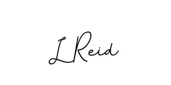 How to make L Reid signature? BallpointsItalic-DORy9 is a professional autograph style. Create handwritten signature for L Reid name. L Reid signature style 11 images and pictures png