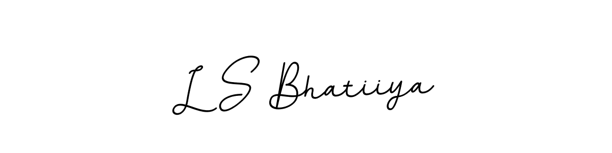 How to make L S Bhatiiya signature? BallpointsItalic-DORy9 is a professional autograph style. Create handwritten signature for L S Bhatiiya name. L S Bhatiiya signature style 11 images and pictures png