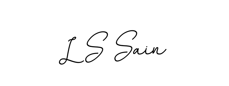 Also we have L S Sain name is the best signature style. Create professional handwritten signature collection using BallpointsItalic-DORy9 autograph style. L S Sain signature style 11 images and pictures png