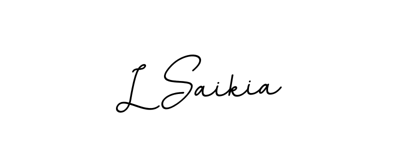 Also we have L Saikia name is the best signature style. Create professional handwritten signature collection using BallpointsItalic-DORy9 autograph style. L Saikia signature style 11 images and pictures png