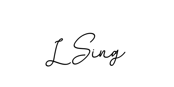 This is the best signature style for the L Sing name. Also you like these signature font (BallpointsItalic-DORy9). Mix name signature. L Sing signature style 11 images and pictures png