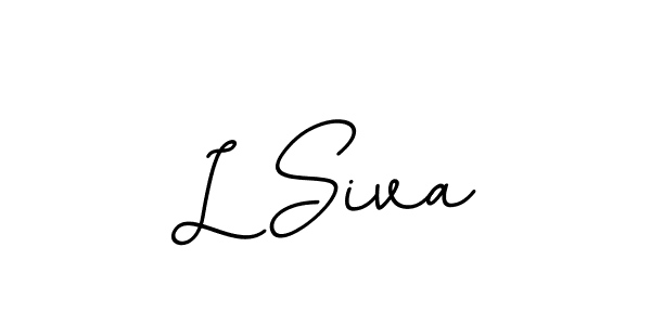 Also we have L Siva name is the best signature style. Create professional handwritten signature collection using BallpointsItalic-DORy9 autograph style. L Siva signature style 11 images and pictures png