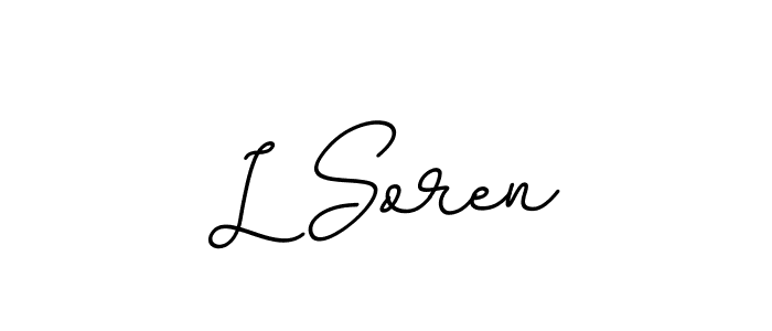 if you are searching for the best signature style for your name L Soren. so please give up your signature search. here we have designed multiple signature styles  using BallpointsItalic-DORy9. L Soren signature style 11 images and pictures png