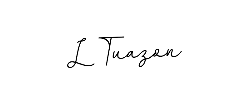 BallpointsItalic-DORy9 is a professional signature style that is perfect for those who want to add a touch of class to their signature. It is also a great choice for those who want to make their signature more unique. Get L Tuazon name to fancy signature for free. L Tuazon signature style 11 images and pictures png