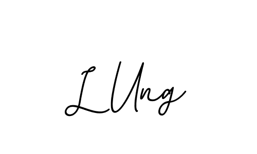 L Ung stylish signature style. Best Handwritten Sign (BallpointsItalic-DORy9) for my name. Handwritten Signature Collection Ideas for my name L Ung. L Ung signature style 11 images and pictures png