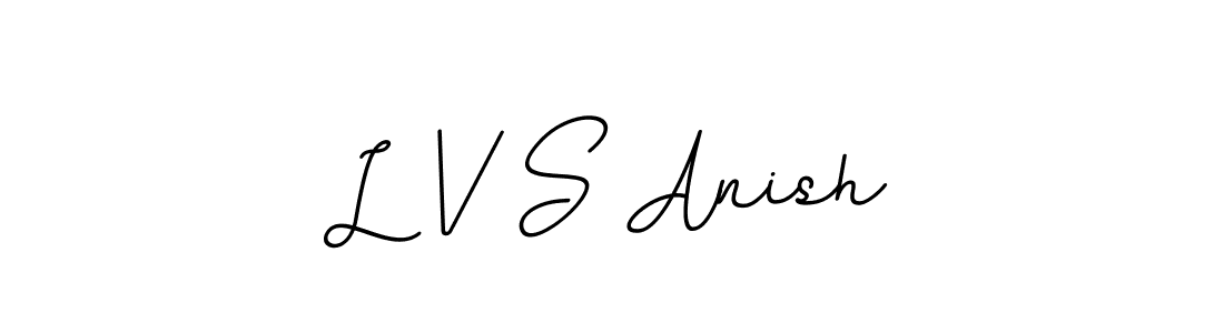 It looks lik you need a new signature style for name L V S Anish. Design unique handwritten (BallpointsItalic-DORy9) signature with our free signature maker in just a few clicks. L V S Anish signature style 11 images and pictures png