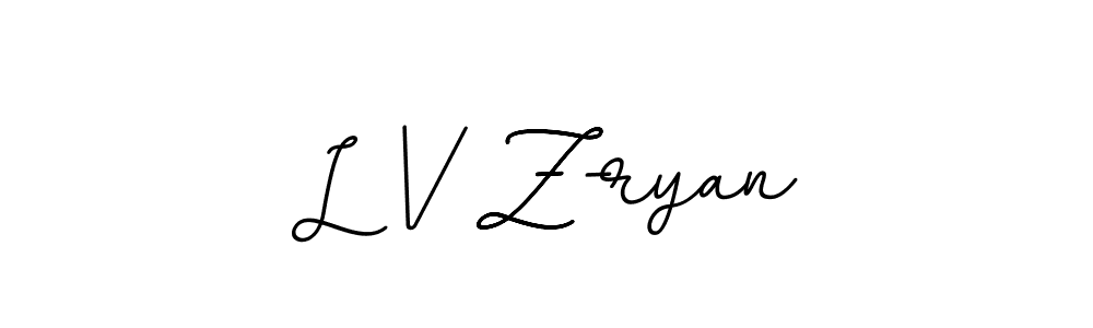 Best and Professional Signature Style for L V Z-ryan. BallpointsItalic-DORy9 Best Signature Style Collection. L V Z-ryan signature style 11 images and pictures png