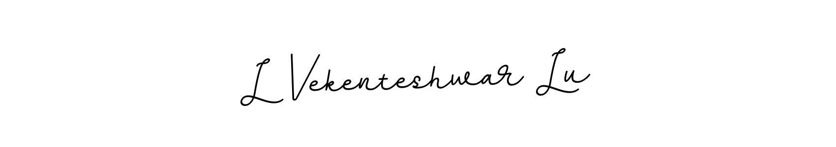 L Vekenteshwar Lu stylish signature style. Best Handwritten Sign (BallpointsItalic-DORy9) for my name. Handwritten Signature Collection Ideas for my name L Vekenteshwar Lu. L Vekenteshwar Lu signature style 11 images and pictures png