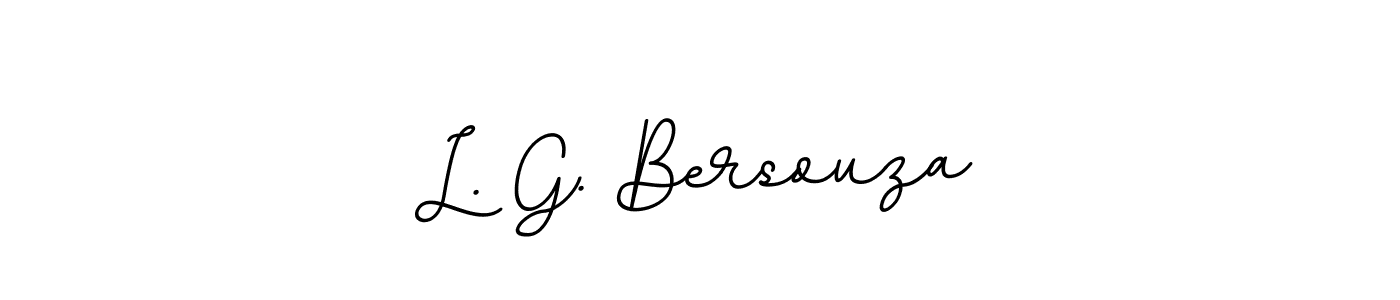 Make a beautiful signature design for name L. G. Bersouza. Use this online signature maker to create a handwritten signature for free. L. G. Bersouza signature style 11 images and pictures png