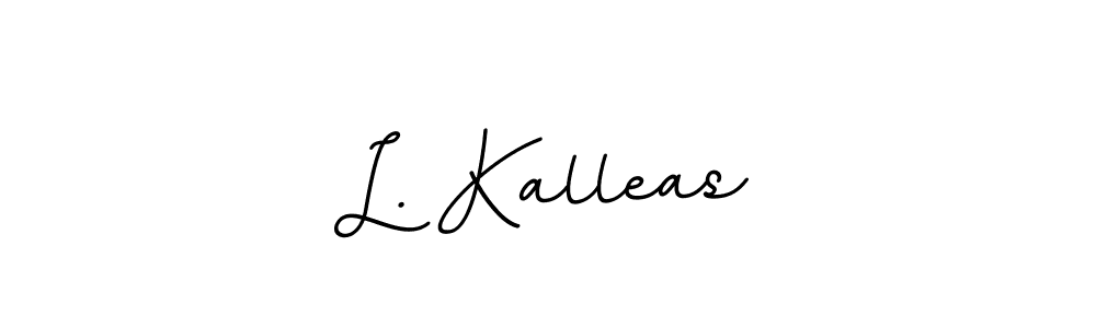 How to make L. Kalleas signature? BallpointsItalic-DORy9 is a professional autograph style. Create handwritten signature for L. Kalleas name. L. Kalleas signature style 11 images and pictures png