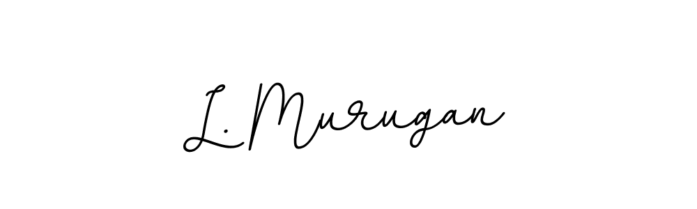 Similarly BallpointsItalic-DORy9 is the best handwritten signature design. Signature creator online .You can use it as an online autograph creator for name L. Murugan. L. Murugan signature style 11 images and pictures png