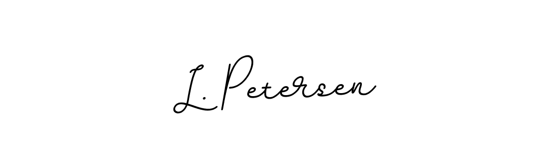 BallpointsItalic-DORy9 is a professional signature style that is perfect for those who want to add a touch of class to their signature. It is also a great choice for those who want to make their signature more unique. Get L. Petersen name to fancy signature for free. L. Petersen signature style 11 images and pictures png